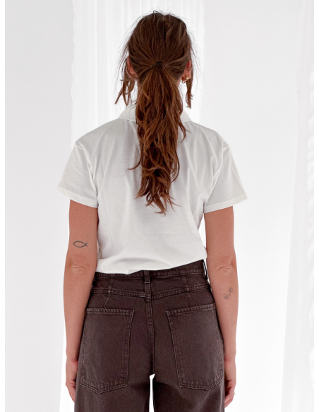 Shirt collar T-shirt