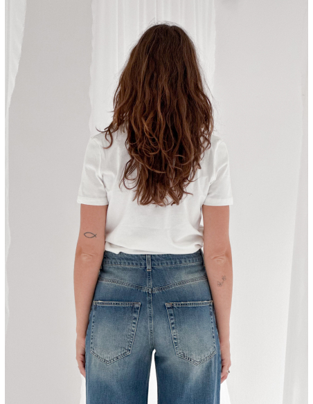 T-shirt scollo a V