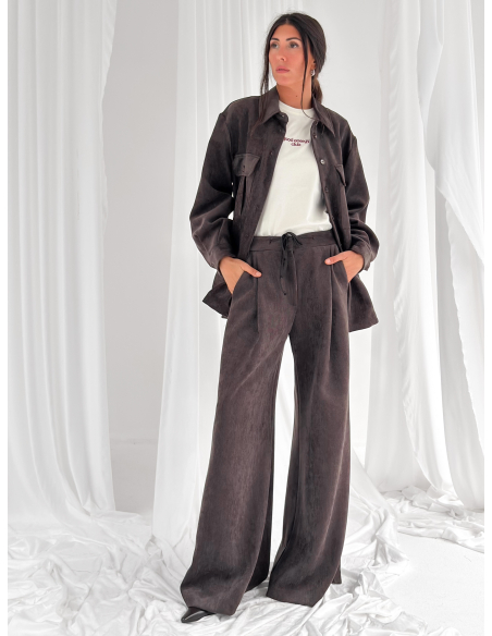 Overshirt in velluto