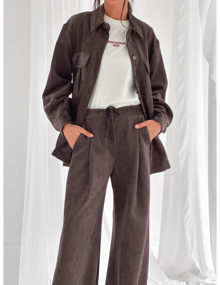 Overshirt in velluto