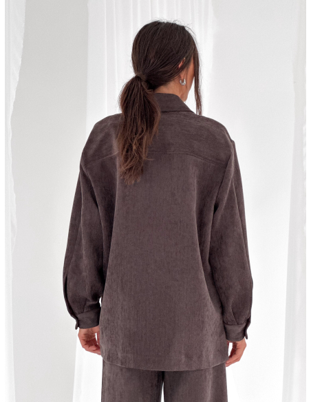 Overshirt in velluto