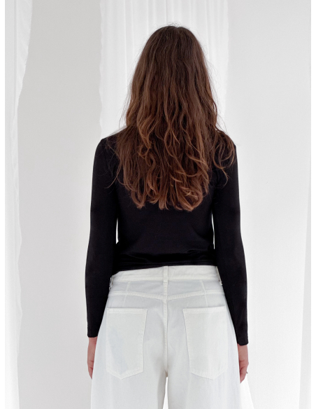 Stretch viscose top