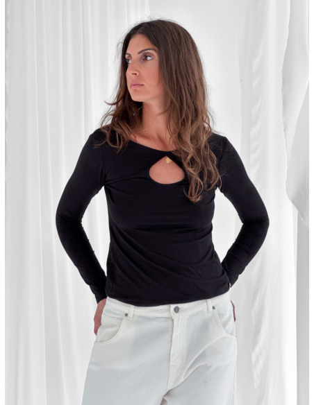 Maglia in viscosa elasticizzata