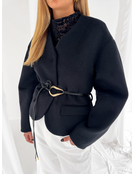 Wool-blend jacket