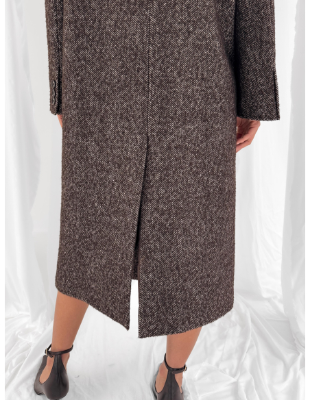 Cappotto lungo spinato