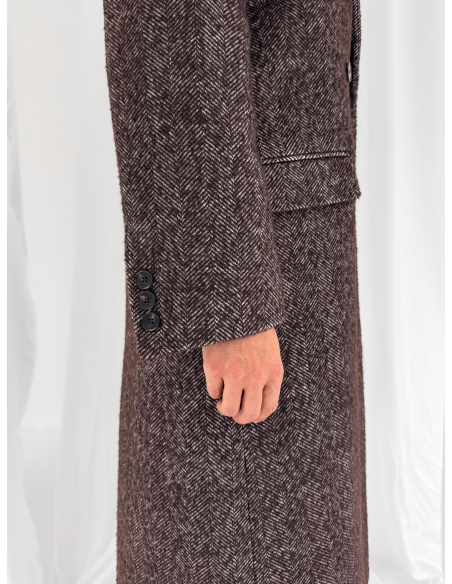 Cappotto lungo spinato