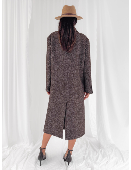 Cappotto lungo spinato