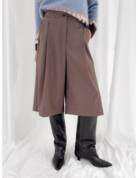 Bermuda sartoriale con pinces