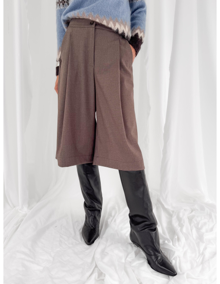 Bermuda sartoriale con pinces
