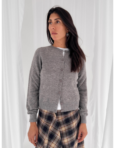 Cardigan in 100% lana