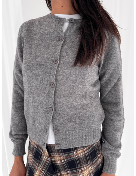Cardigan in 100% lana