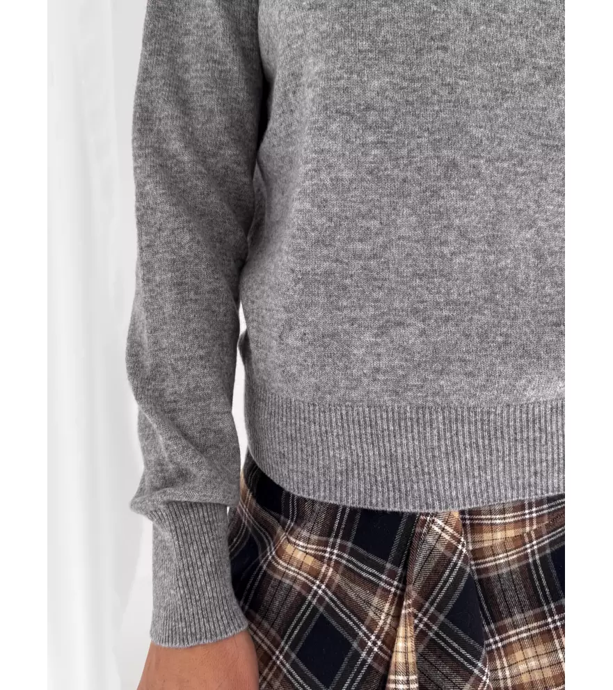 Maglione girocollo in 100 lana