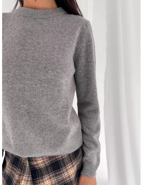 Maglione girocollo in 100 lana