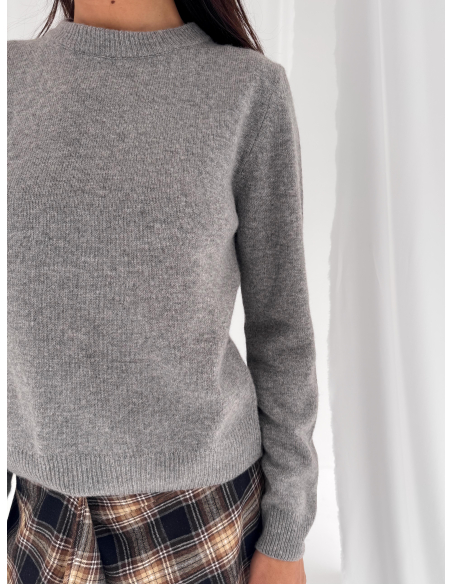 Maglione girocollo in 100 lana