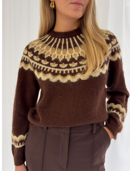 Maglione girocollo norvegese