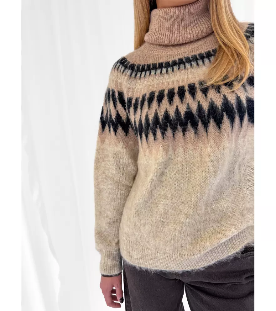 Norwegian turtleneck sweater