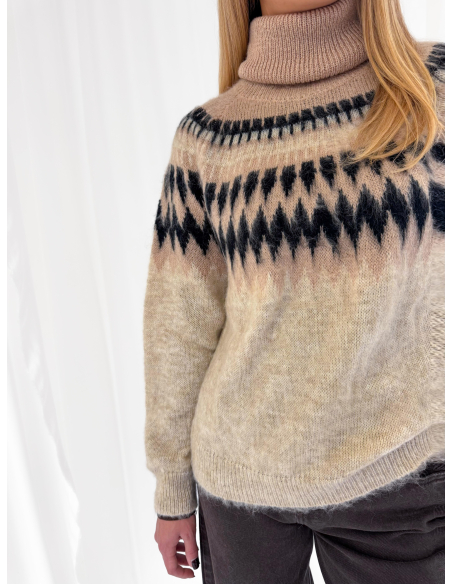 Norwegian turtleneck sweater