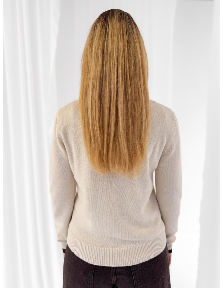 Maglione girocollo in lana blend