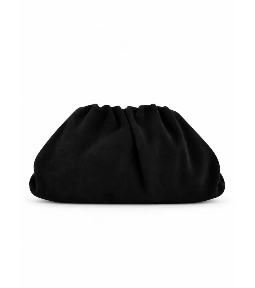 Cristy clutch black suede