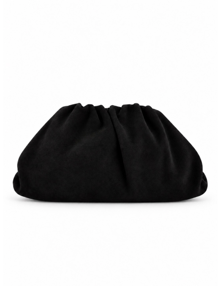 Cristy clutch black suede