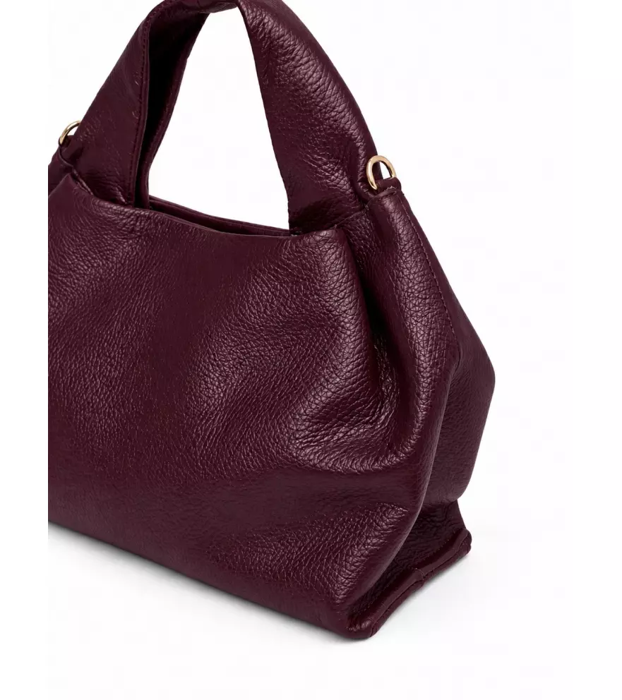 Burgundy leather Cher bag