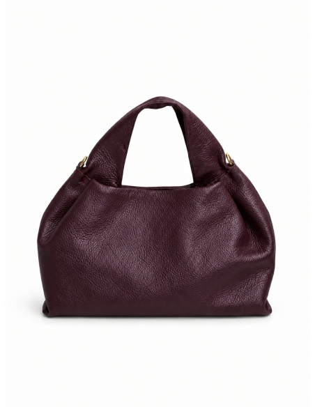 Cher bag in pelle bordeaux