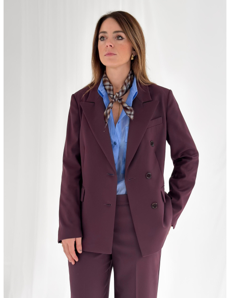 Giacca sartoriale doppiopetto asimmetrico