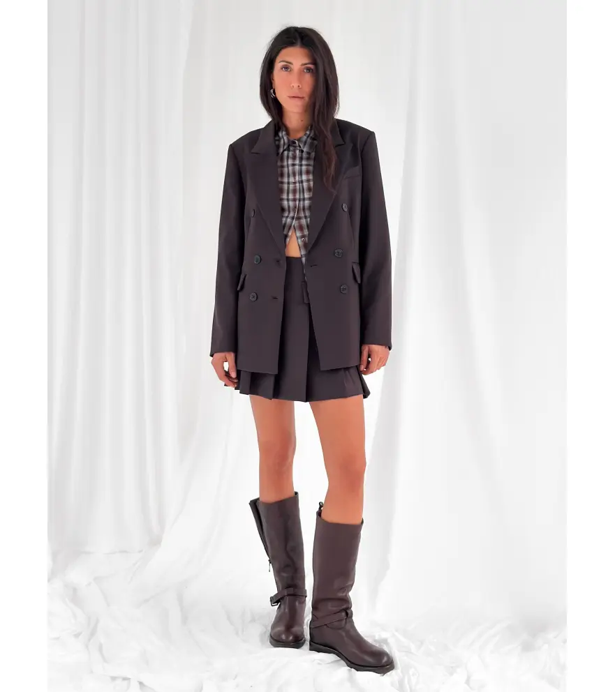 Double-breasted tailored jacket in...