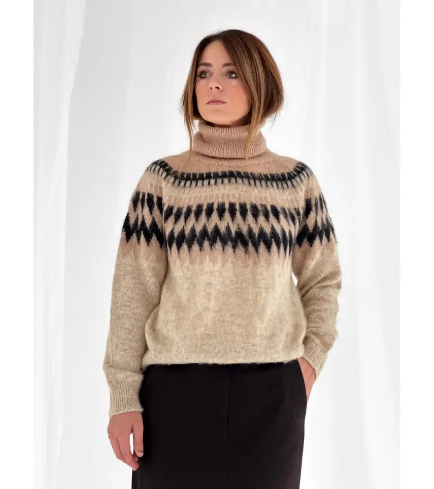 Norwegian turtleneck sweater
