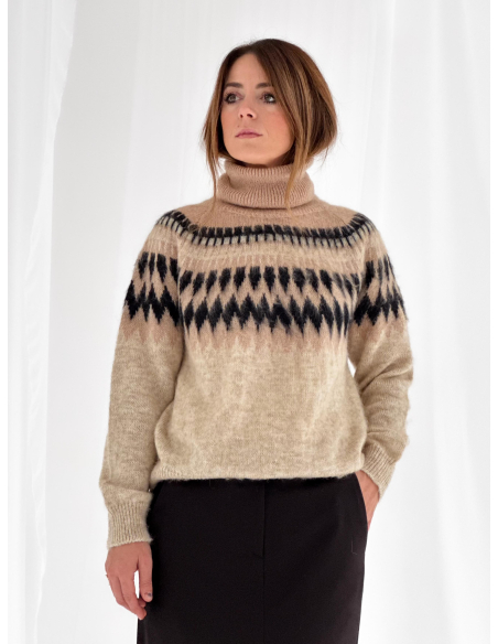 Norwegian turtleneck sweater