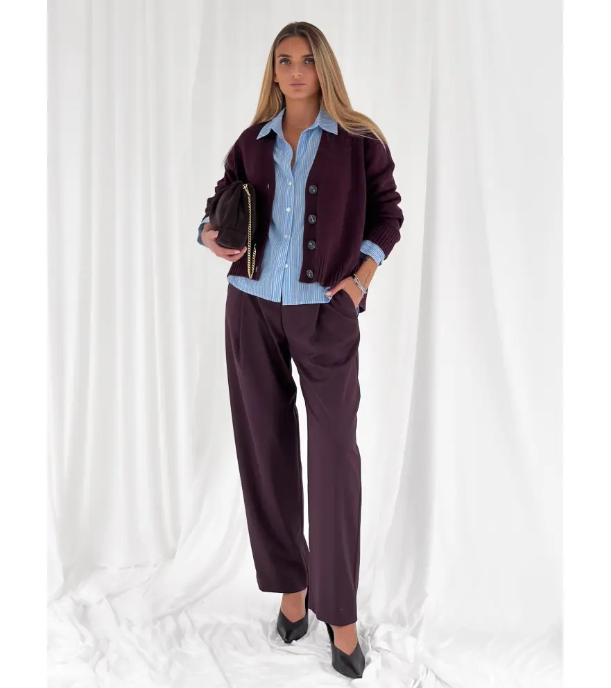 Pantalone sartoriale con pinces