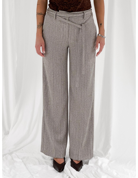 Pantalone a palazzo spinato