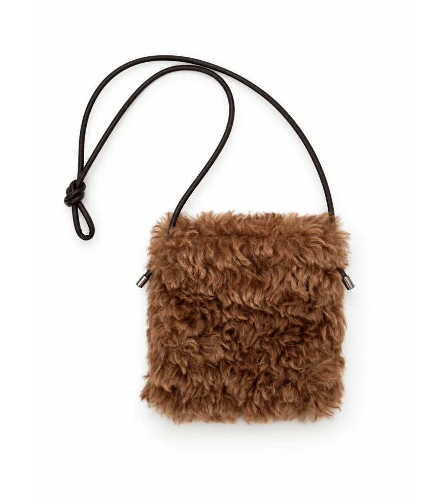 Borsa in eco pelliccia