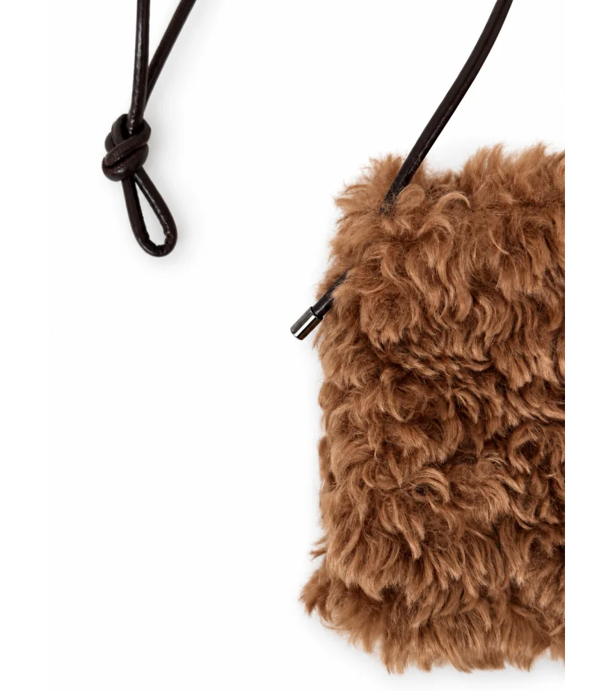 Borsa in eco pelliccia