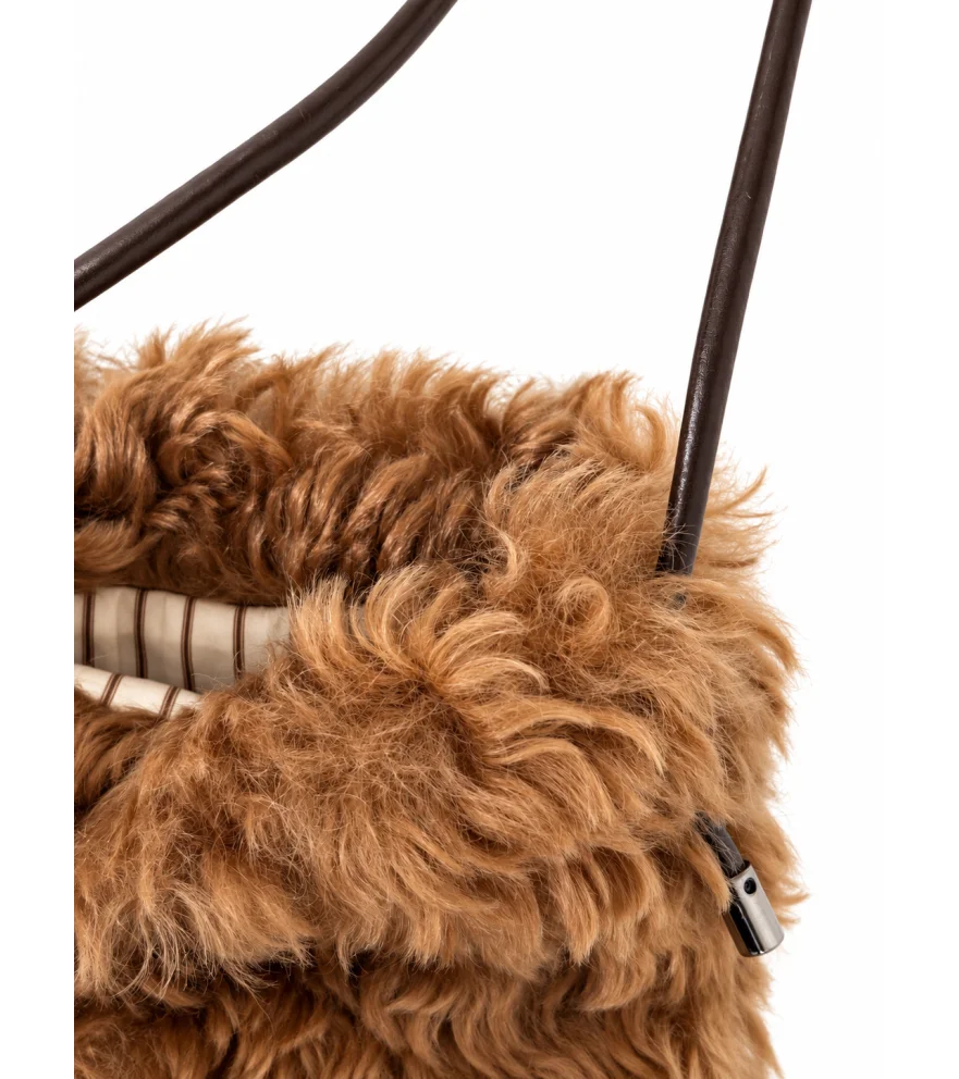 Faux fur bag