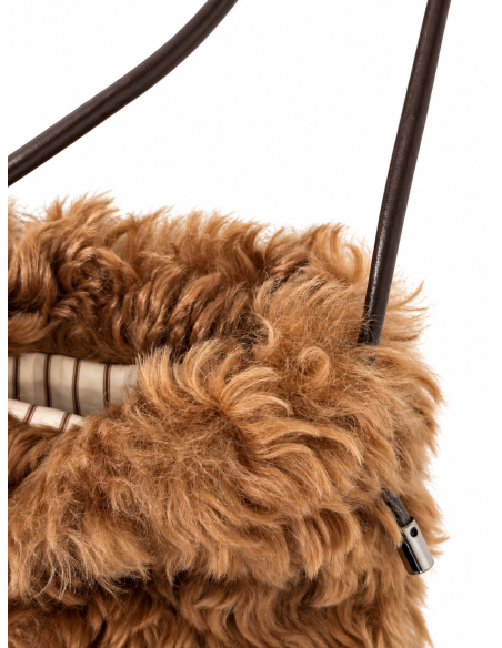 Faux fur bag