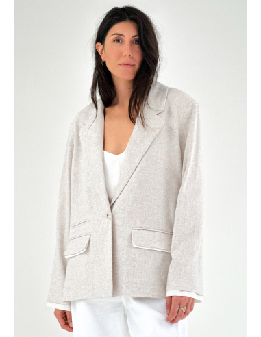 BLAZER OVERSIZE SPINATO