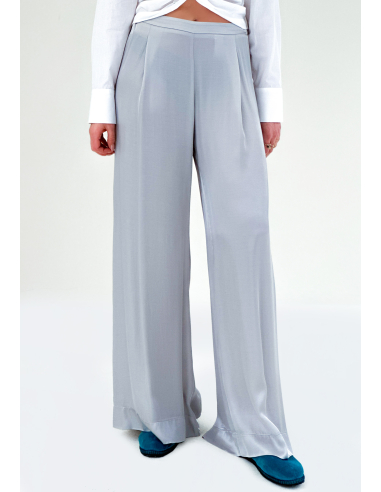 SATIN PALAZZO PANTS