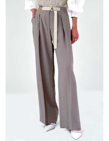 TAILORED TROUSERS WITH BELT