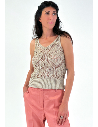 LUREX KNITTED TOP