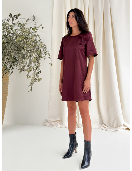SATIN MINI DRESS