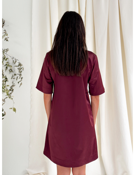 SATIN MINI DRESS