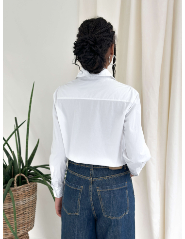 CAMICIA IN POPELINE DI COTONE