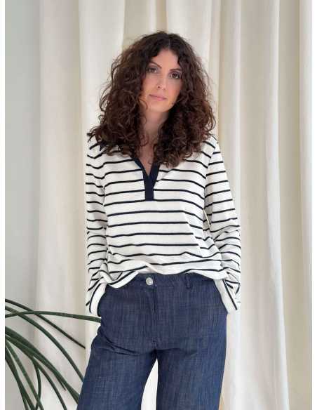 DENIM IN DRILL DI COTONE