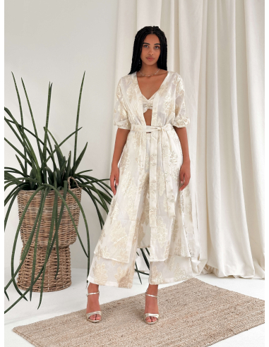 KIMONO JACQUARD FILO LUREX