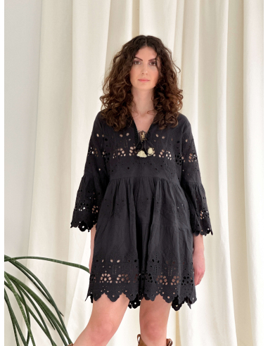 SAN GALLO DRESS WITH INSERTS