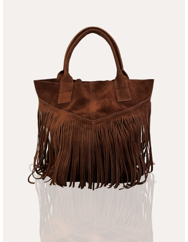 SUEDE FRINGED BAG