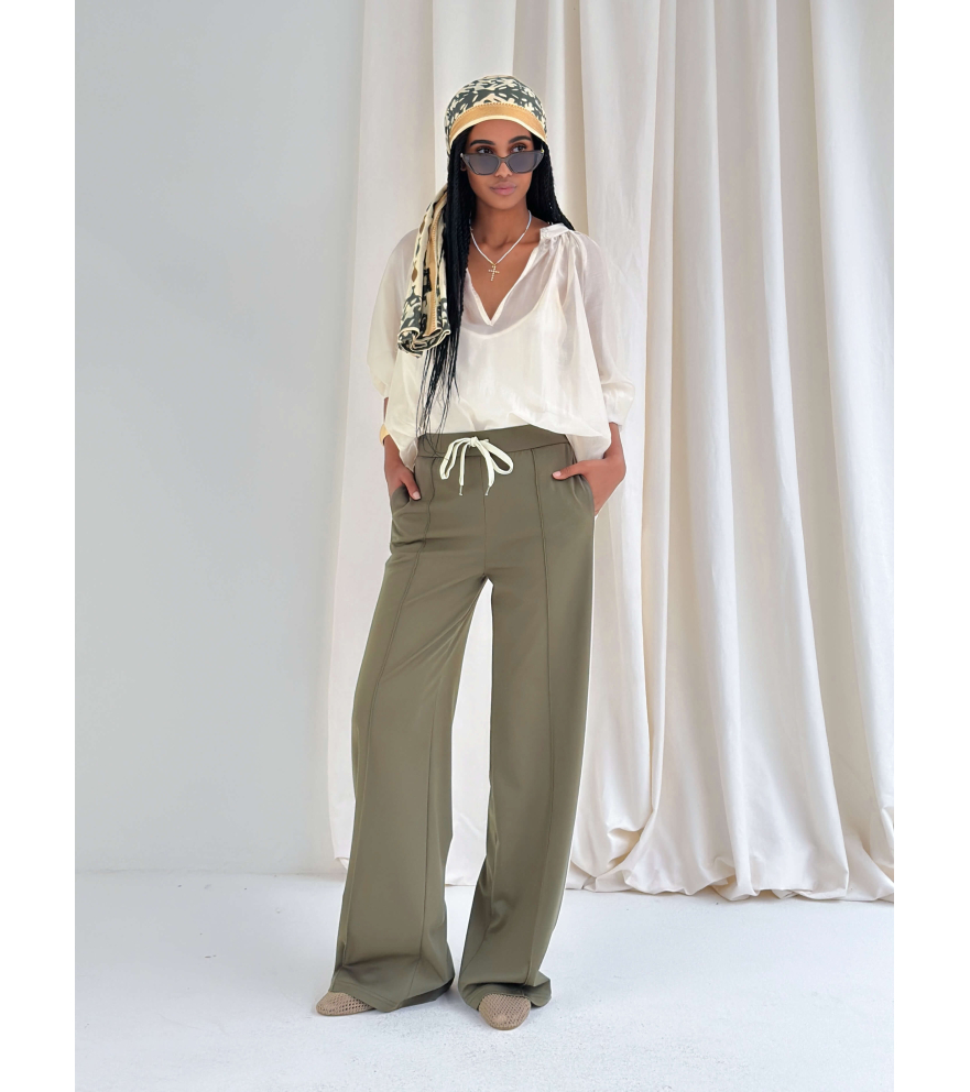 【BAON】[unisex] Melanki side line brushed banding jogger pt JOGGER WITH SIDE BAND